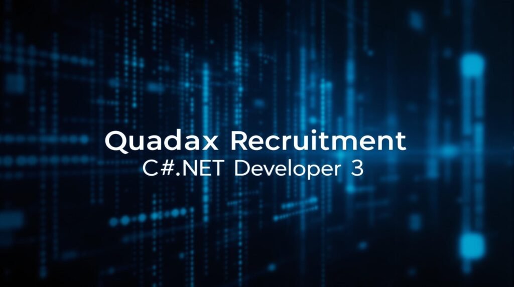 Quadax Recruitment: C#.NET Developer 3